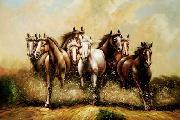 unknow artist Horses 040 oil painting on canvas
